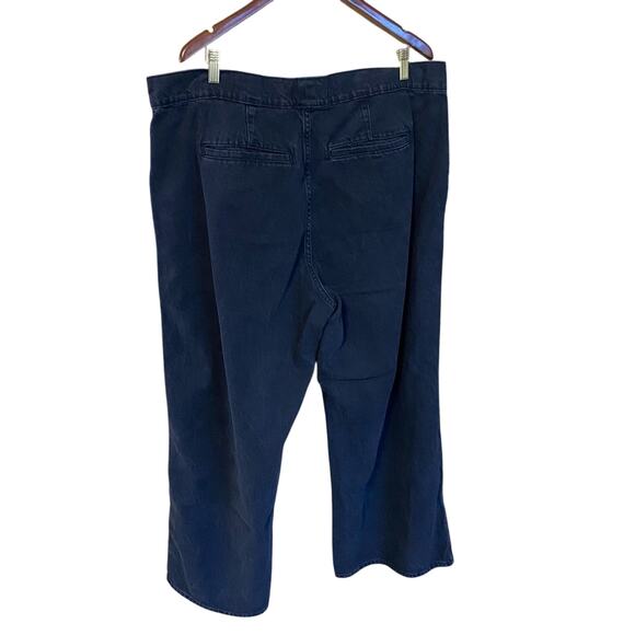 Universal Thread Black extra Wide-Leg adjust waist trouser Pants fair trade 17 - Picture 2 of 11